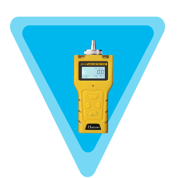 Portable carbon monoxide gas detection and alarm instrument